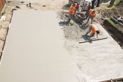 Spring Concrete Pour