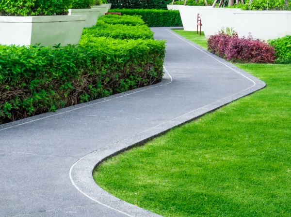 Walkway Curb Installation in Garner