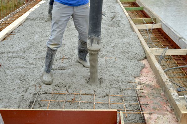 Concrete Base Construction in Garner