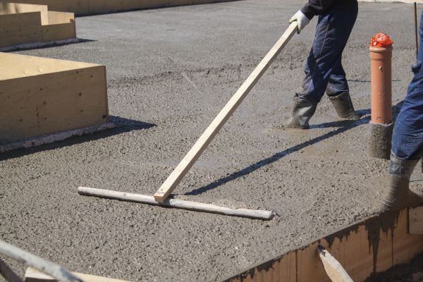 Concrete Platform Installation in Garner