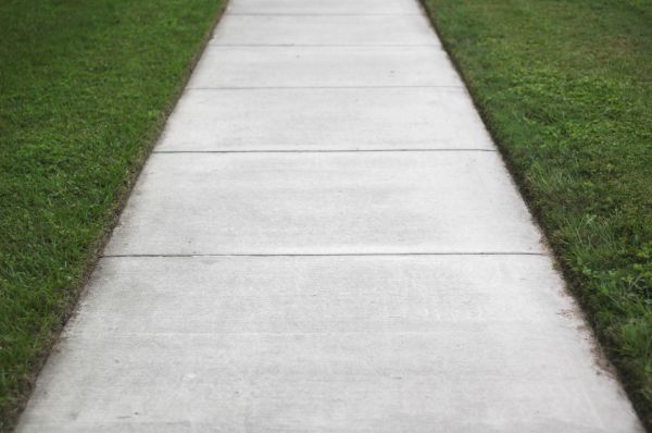 Concrete Path Installation in Garner