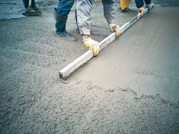 Cement Slab Installation in Garner