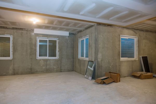 Basement Concrete Installation in Garner
