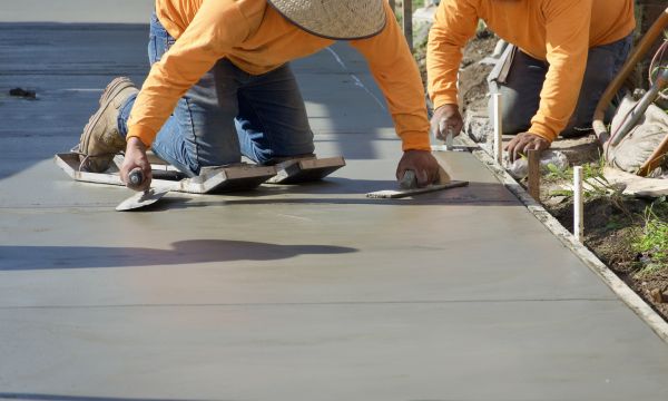 Cement Pad Construction in Garner