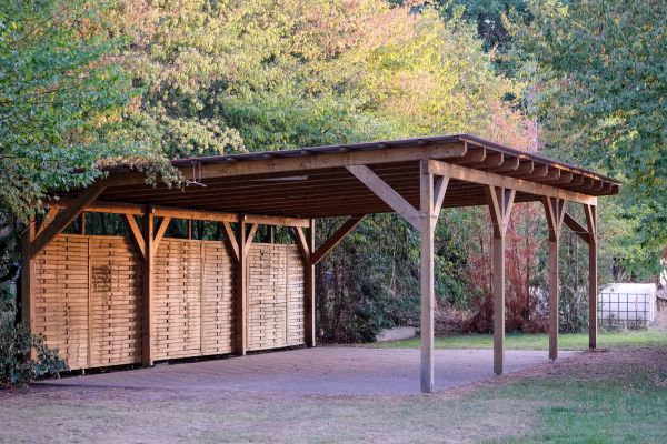 Carport Concrete Installation in Garner
