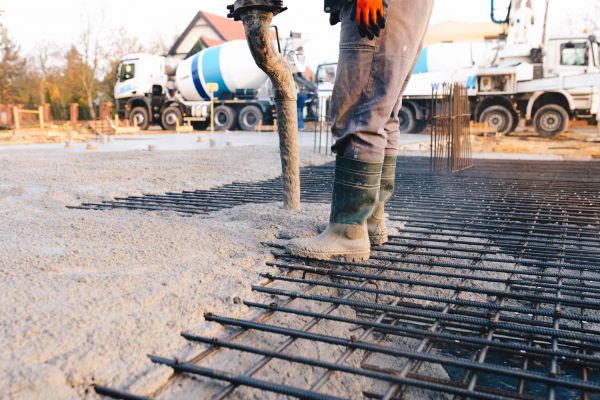Poured Foundation Installation in Garner