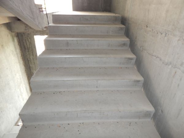 Poured Stair Construction in Garner