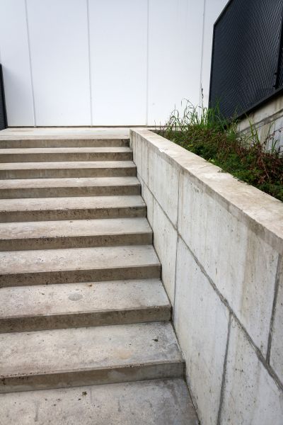 Cement Stair Installation in Garner