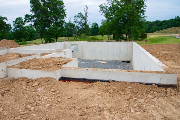Basement Foundation Pouring in Garner
