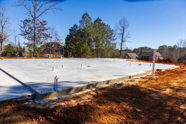 Concrete Slab Construction in Garner