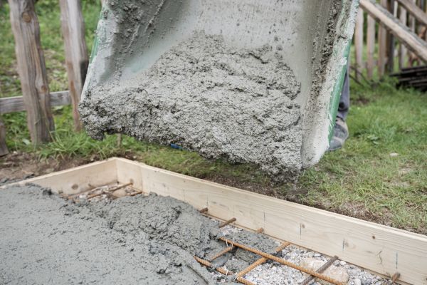 Yard Concrete Pouring in Garner