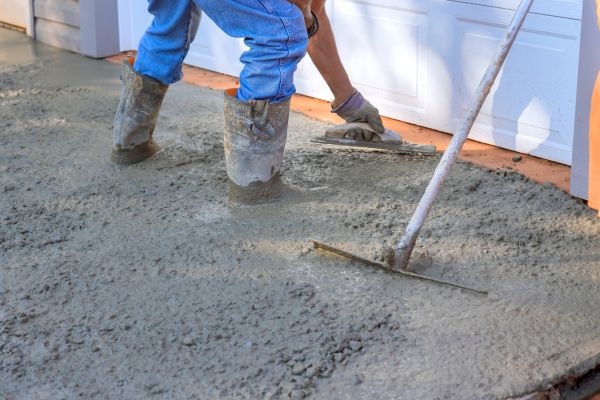Driveway Slab Construction in Garner