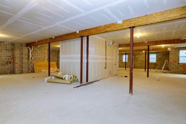 Basement Slab Installation in Garner