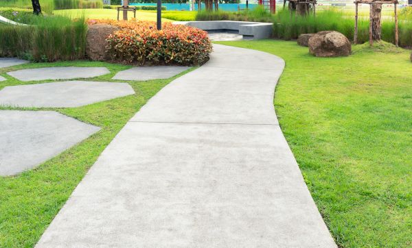 Concrete Sidewalk Installation in Garner